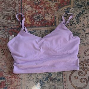 Athleta Light Purple Cropped Tank